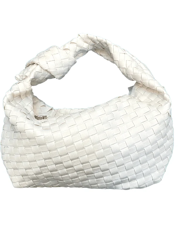 Mini Woven Purse with Knot