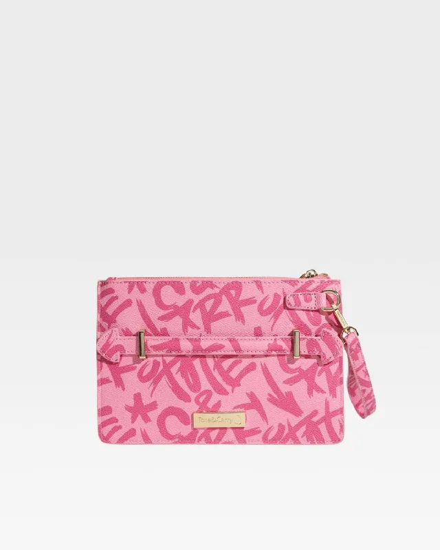 Tote&Carry Clutch Bag in Pink