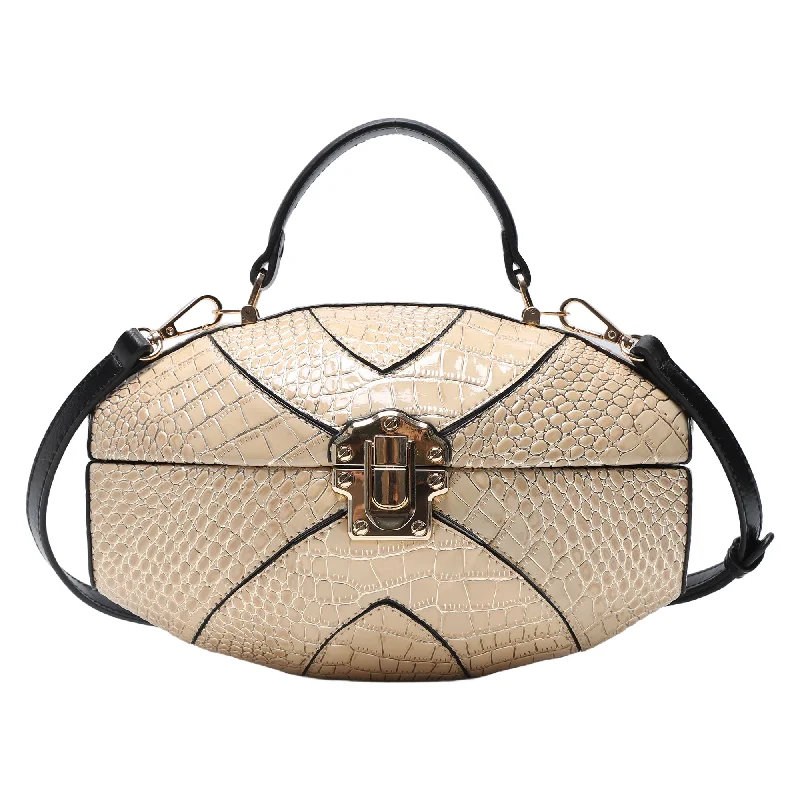 Exotic rugby handbag/crossbody bag