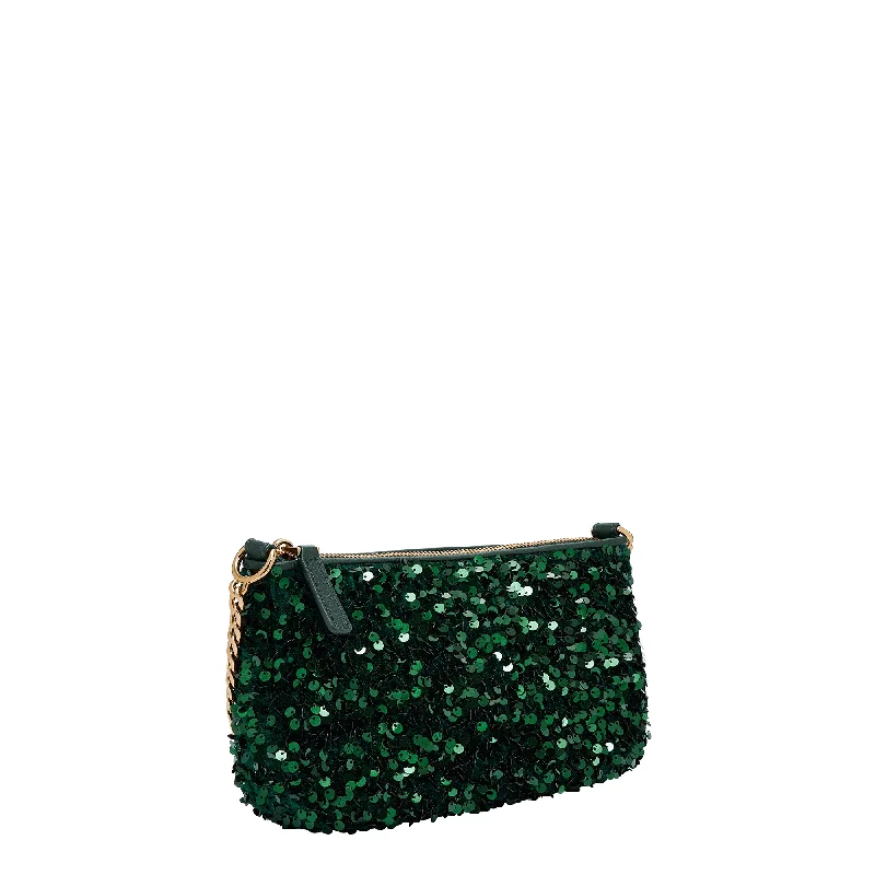 Wizard of Oz x Fossil Jolie Plastic Sequins on Polyester Fabric Small Crossbody Bag