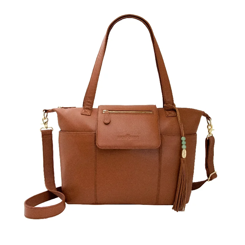 Madeline Convertible Tote (Leather)