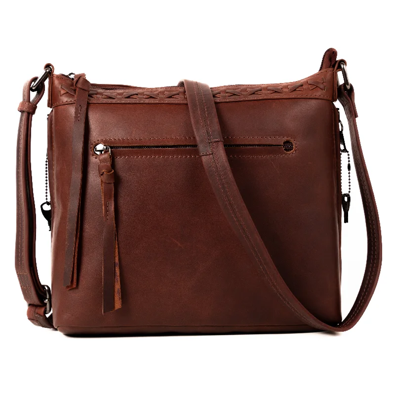 Concealed Carry Faith Leather Crossbody by Lady Conceal