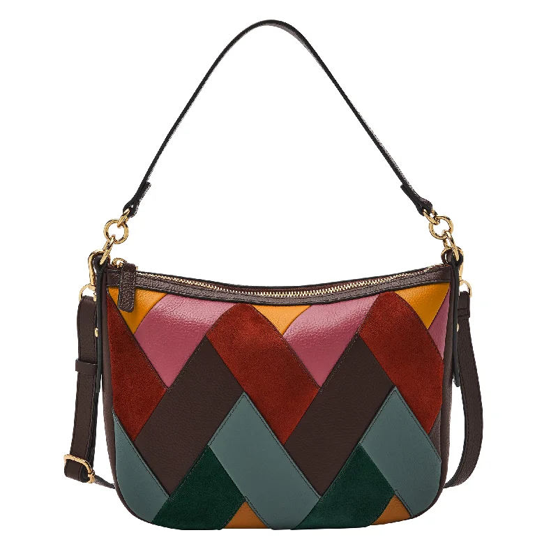 Jolie Leather Patchwork Crossbody Bag