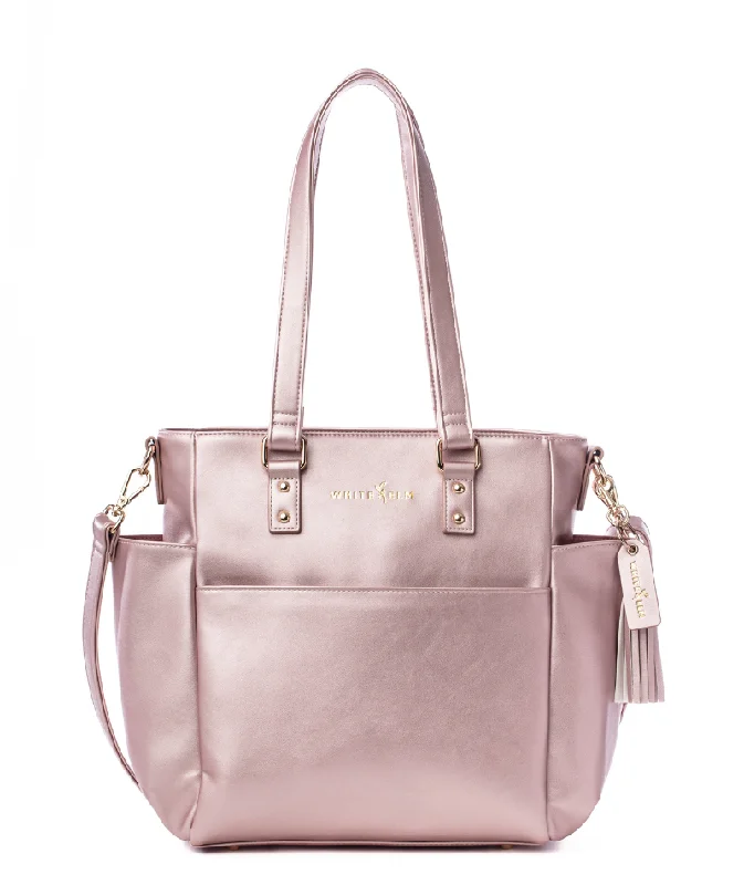 Carina Tote Bag - Pink Metallic - [OUTLET RETIRED FINAL SALE]