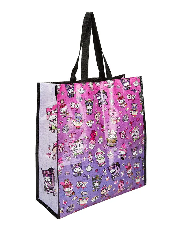 tokidoki x Kuromi & My Melody Garden Party Vinyl Tote