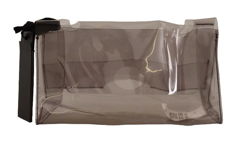 PINKO Clear Plastic clear Pouch Purse Clutch Women's Bag