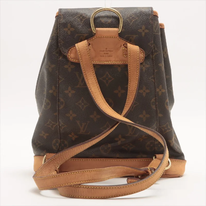 Louis Vuitton Brown Leather Montsouris shoulder bag