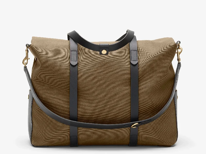 M/S Mega Tote - Khaki/Black