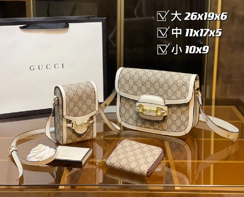 Gucci Horsebit 1955 Shoulder Handbag Sets