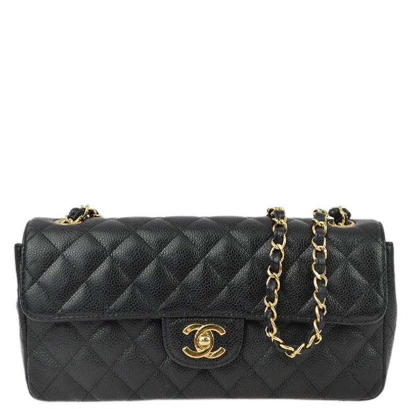 Chanel 2006-2008 Caviar East West Shoulder Bag