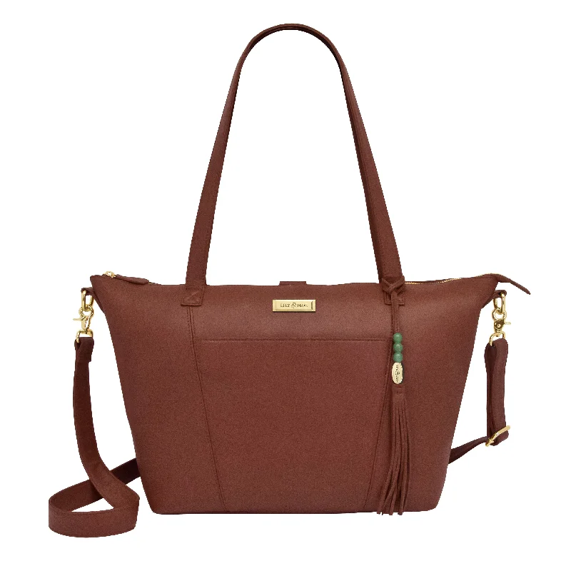 Lorie Convertible Tote (Leather)