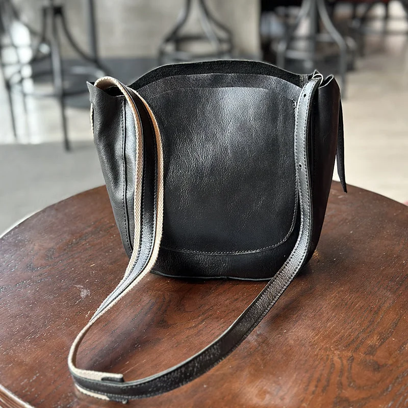 Womens Small Black Leather Crossbody Bag Black Small Shoulder Purse