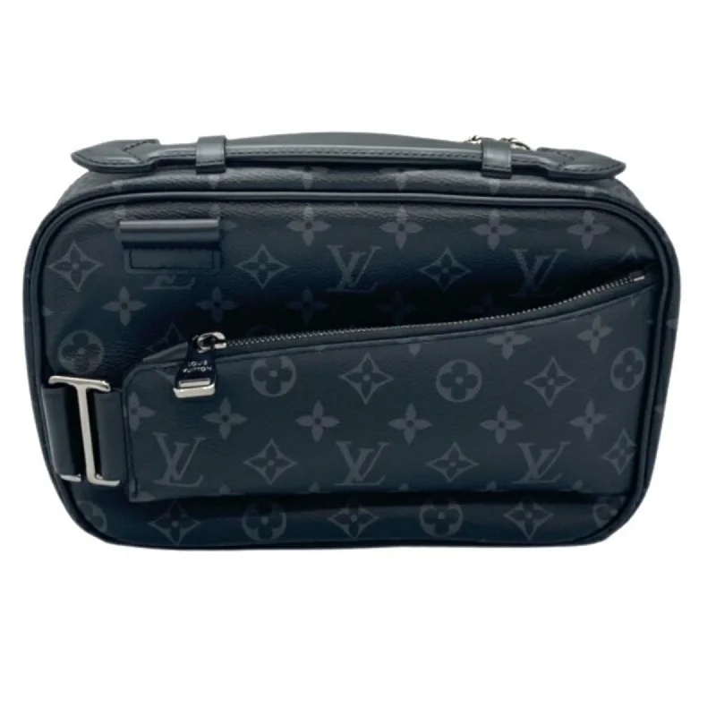 LOUIS VUITTON Bum Bag Monogram Eclipse M42906 Handbag Shoulder Body Black Women Men