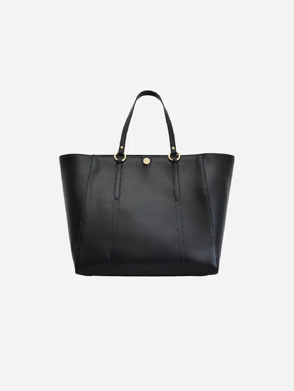 Nomad Apple Leather Vegan Tote Bag | Black