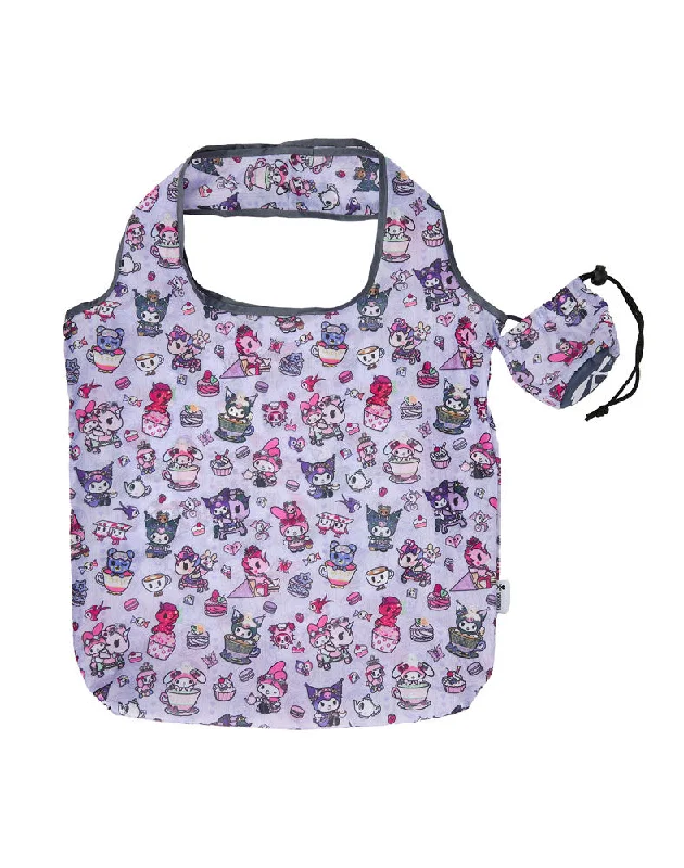 tokidoki x Kuromi & My Melody Garden Party Reusable Tote