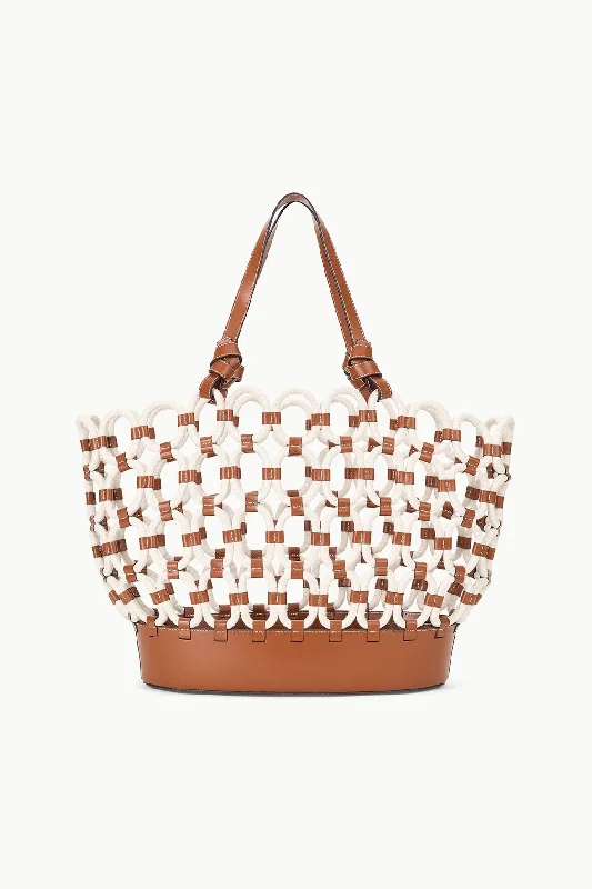 SQUILLO ROPE TOTE BAG | PAPER TAN