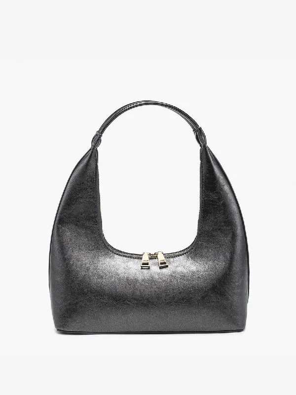 Atlanta Shaped Metallic Shoulder Bag