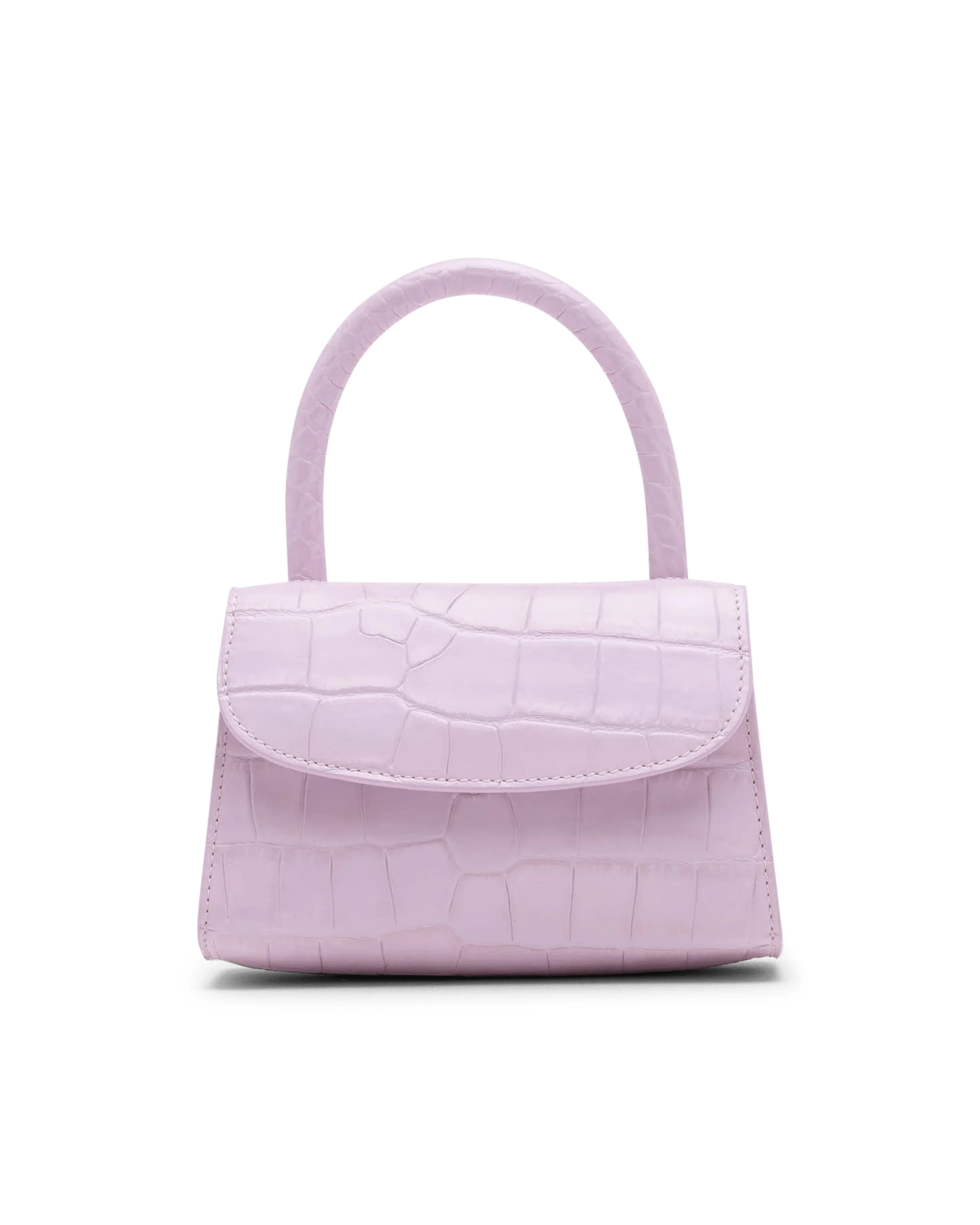 Mini Croc-Effect Crossbody Bag