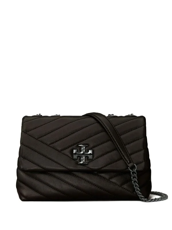 TORY BURCH - Women Kira Chevron Powder Coated  Small Convertible Shoulder  Bag