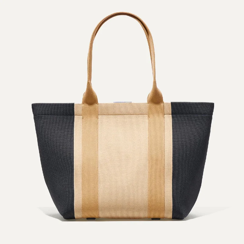 The Essential Tote - Ink and Ivory