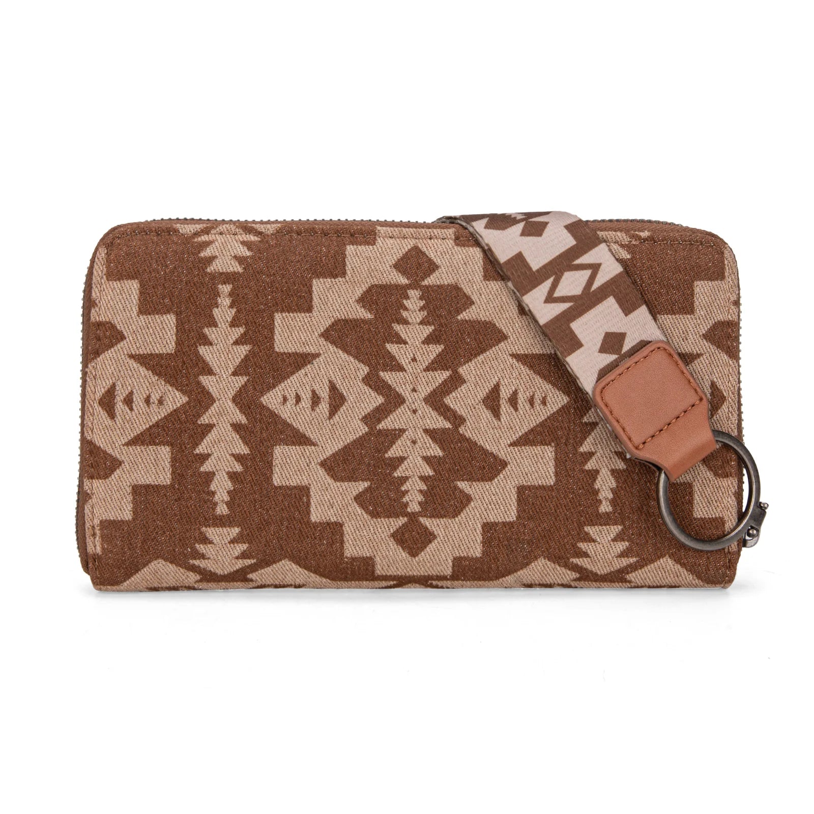 Wrangler Southwestern Art Print Wallet -Brown