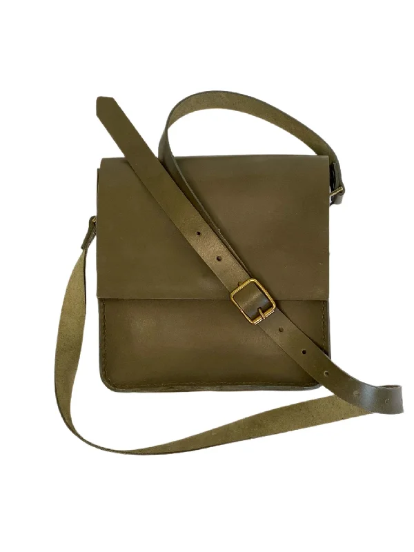 Sanna Leather Compact Contemporary Messenger Bag