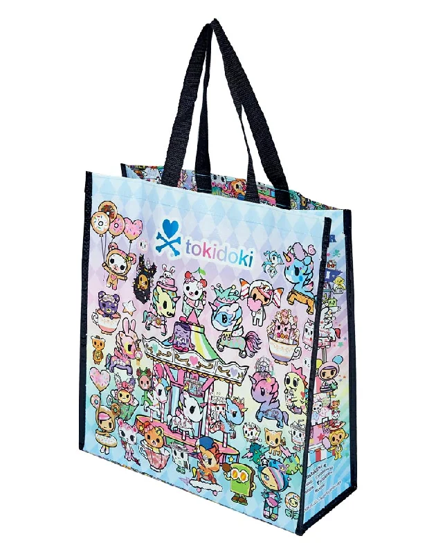 Cotton Candy Carnival Vinyl Tote