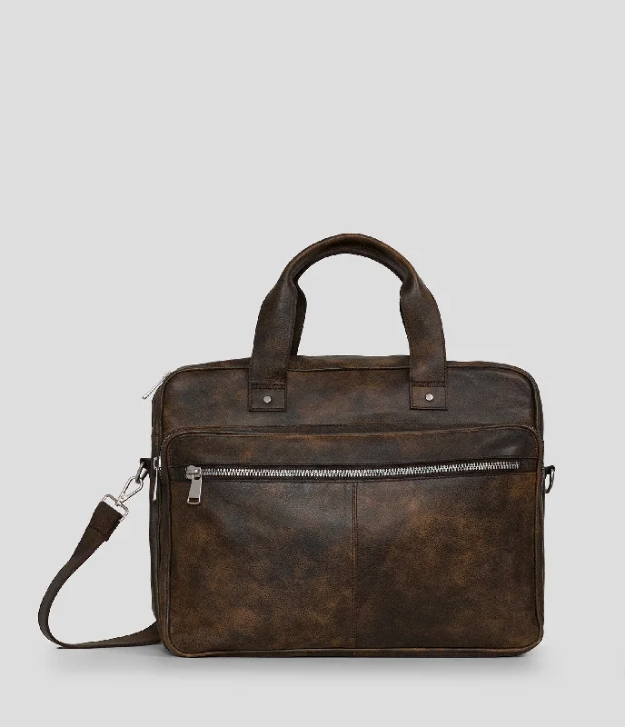 Fresno Leather Messenger Bag