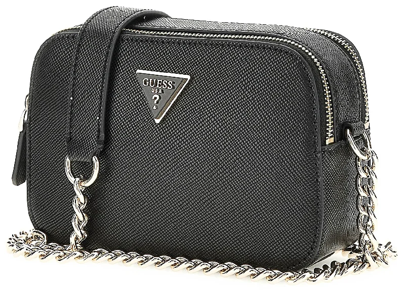 Guess Noelle Chain Crossbody Bag In Black For Women