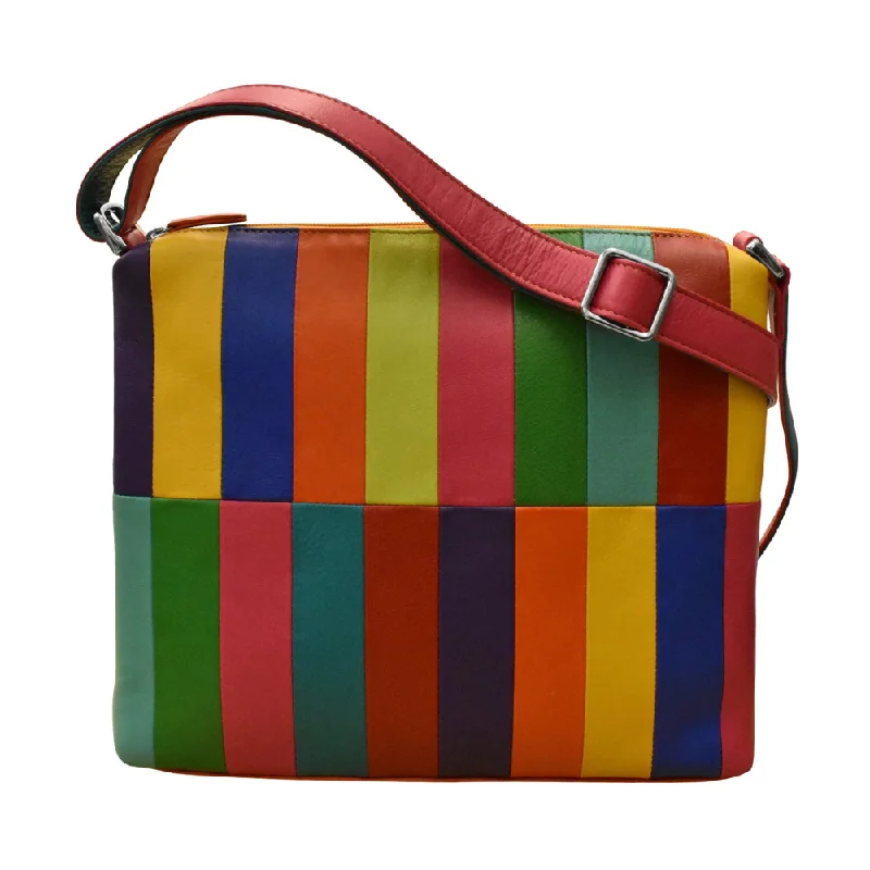 Ili New York Dolce Linea Rainbow Messenger Bag (Women's)