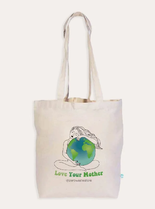 Love Your Mother Organic Tote Bag - Color