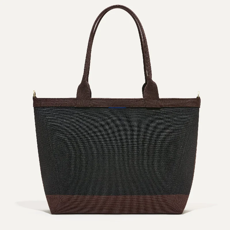 The Lightweight Zip Tote - Black Sky