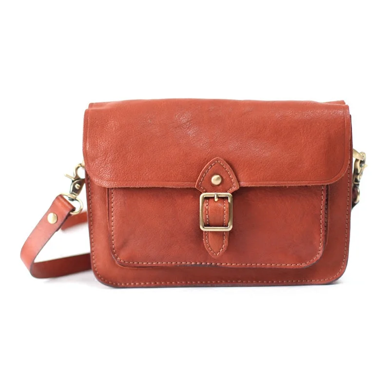 Womens Satchel Bag Handmade Leather Crossbody Bag For Women