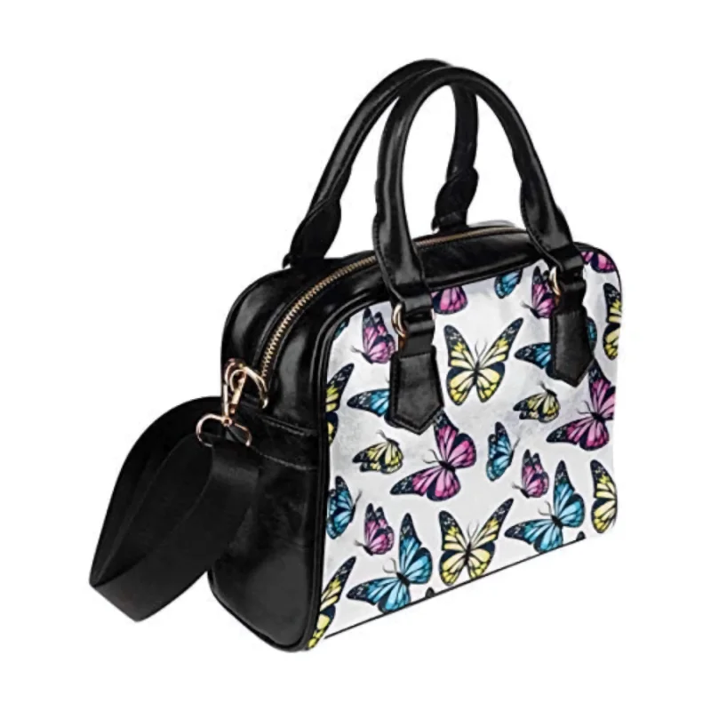 Butterflies Pattern Crossbody Shoulder Bag