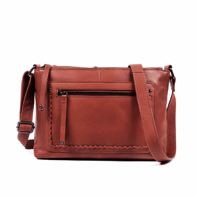 Concealed Carry Tatum Leather Crossbody by Lady Conceal