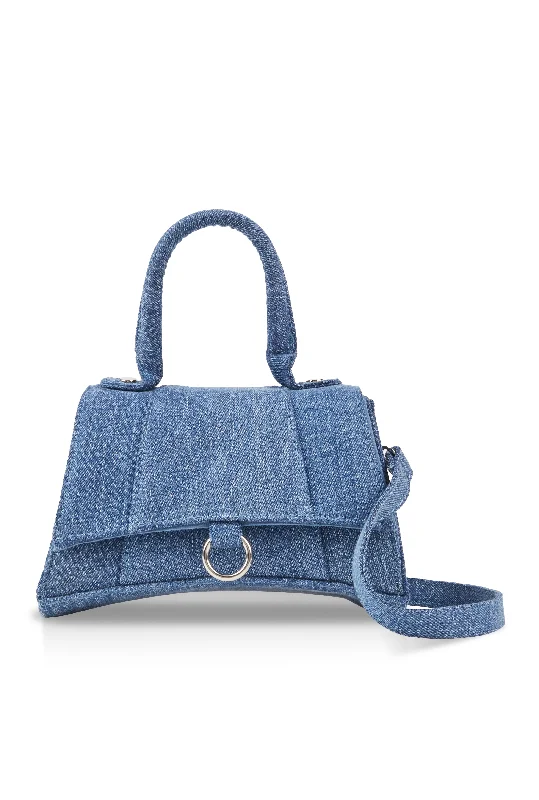 Denim Convertible Crossbody Bag