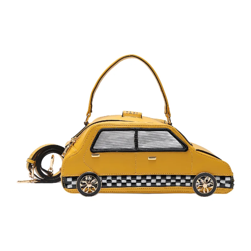 Unique taxi multi-functional adjustable crossbody bag