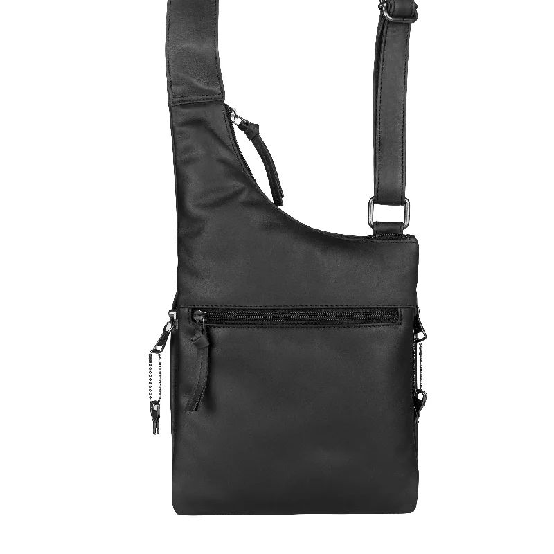 Concealed Carry Unisex Remi Leather Crossbody by Lady Conceal