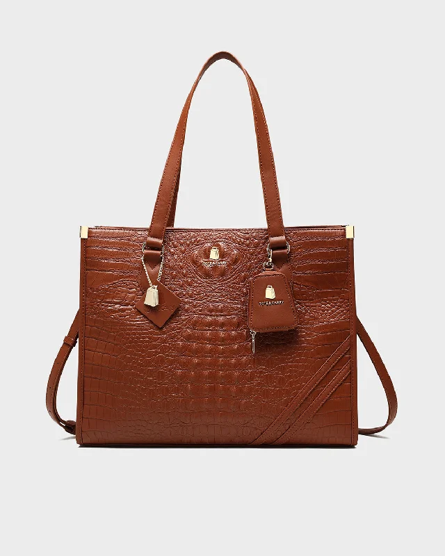 Apollo 2 Tote Bag in Caramel