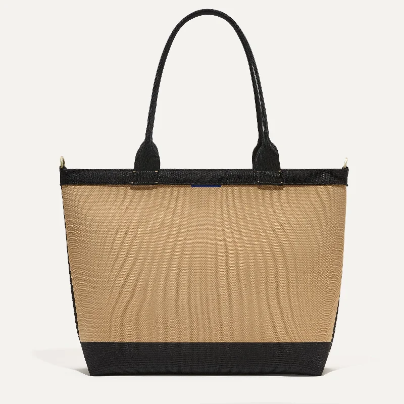 The Lightweight Zip Tote - Shortbread