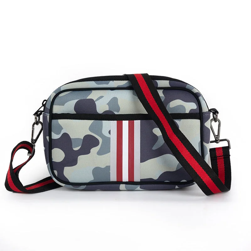 Ounamei Camo Neoprene Messenger Bag MESS58