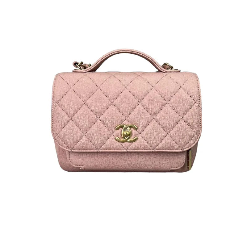 Medium Business Affinity Flap Caviar Pink LGHW