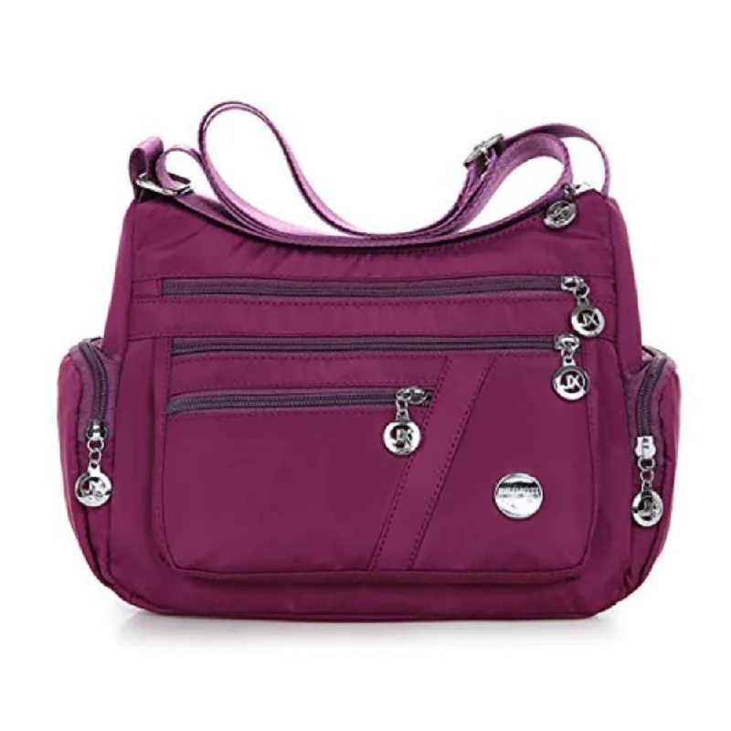 Lightweight Multiple Pockets Crossbody Shoulder Bag