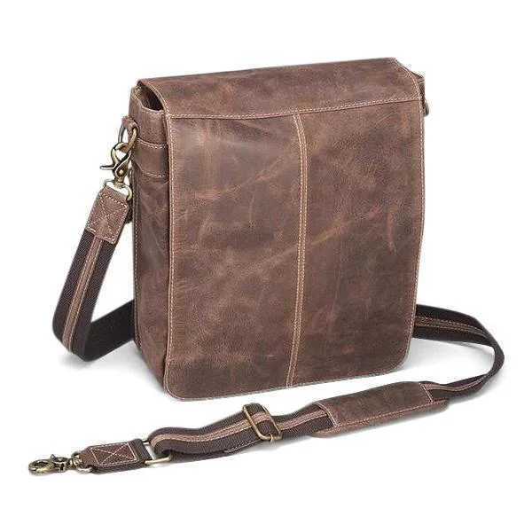 Vintage Concealed-Carry Messenger Bag