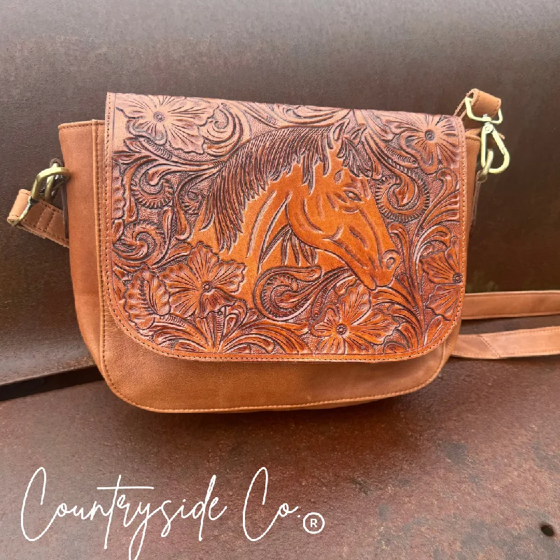 Maverick Tooled Leather Purse Limited Edition by Countryside Co.