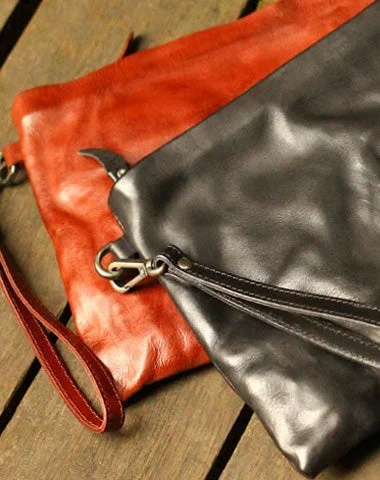 Genuine Leather Mens Cool Messenger Bag iPad Bag Chest Bag Bike Bag Cycling Evelope Cluth Bag For Men