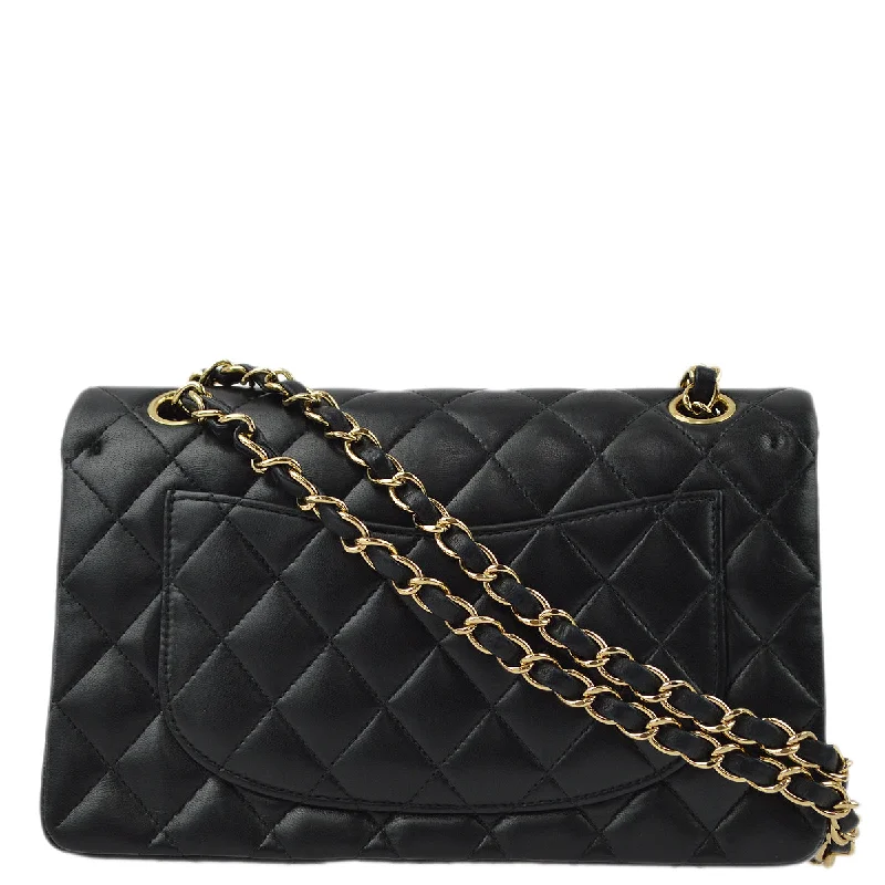 Chanel 2004-2005 Lambskin Small Classic Double Flap Shoulder Bag