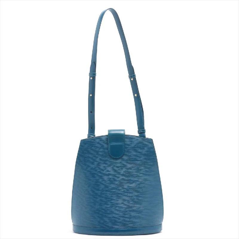 Louis Vuitton Blue Leather Cluny shoulder bag