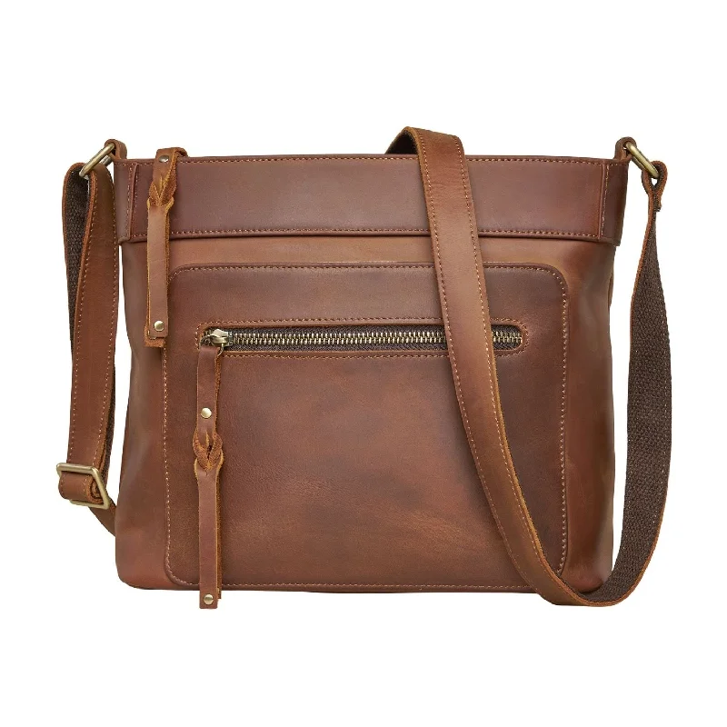 Concealed Carry Delaney Leather Crossbody by Lady Conceal